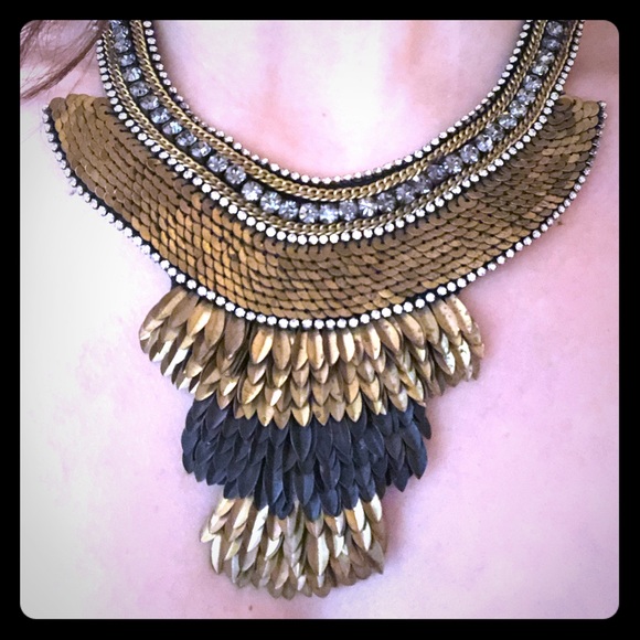 Femme Fatale Textured Necklace - Picture 1 of 1